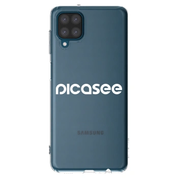 Picasee silikonski prozorni ovitek za Samsung Galaxy A12 A125F - Picasee - new logo - white