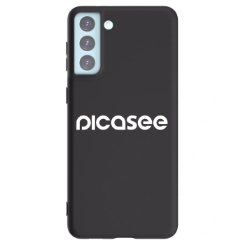 Picasee silikonski črni ovitek za Samsung Galaxy S21+ 5G G996F - Picasee - new logo - white