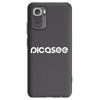 Picasee silikonski črni ovitek za Xiaomi Redmi Note 10S - Picasee - new logo - white