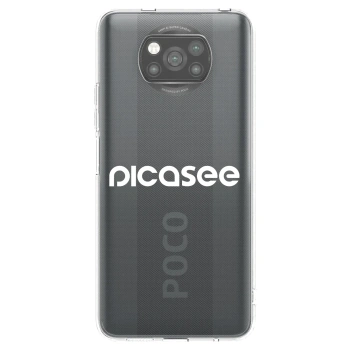 Picasee silikonski črni ovitek za Xiaomi Poco X3 Pro - Picasee - new logo - white
