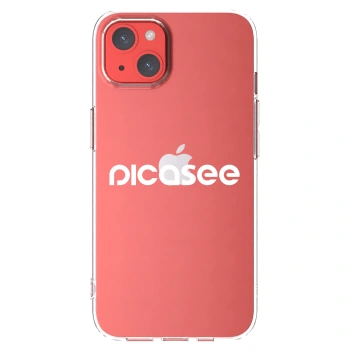 Picasee silikonski prozorni ovitek za Apple iPhone 13 - Picasee - new logo - white