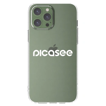 Picasee silikonski prozorni ovitek za Apple iPhone 13 Pro Max - Picasee - new logo - white