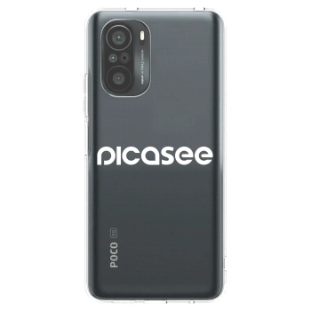 Picasee silikonski prozorni ovitek za Xiaomi Poco F3 - Picasee - new logo - white