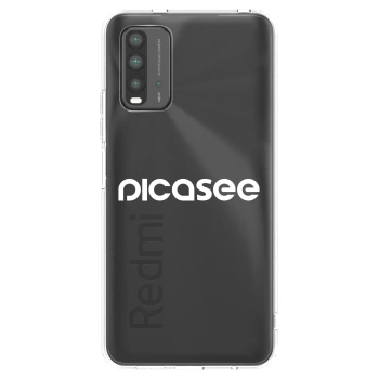 Picasee silikonski prozorni ovitek za Xiaomi Redmi 9T - Picasee - new logo - white