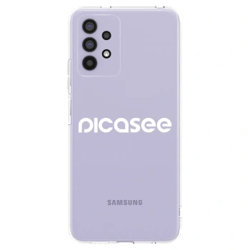 Picasee silikonski prozorni ovitek za Samsung Galaxy A32 4G SM-A325F - Picasee - new logo - white