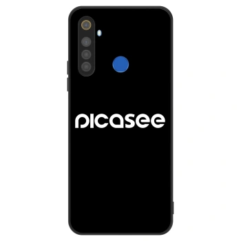 Ovitek za Realme 5 - Picasee - new logo - white