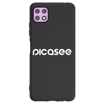 Picasee silikonski črni ovitek za Samsung Galaxy A22 A226B 5G - Picasee - new logo - white