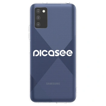 Picasee silikonski prozorni ovitek za Samsung Galaxy A02s A025G - Picasee - new logo - white