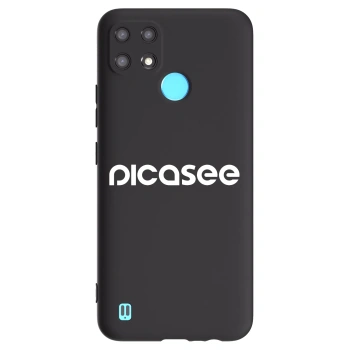 Ovitek za Realme C21 - Picasee - new logo - white