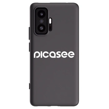 Picasee silikonski črni ovitek za Xiaomi 11T - Picasee - new logo - white