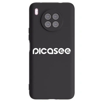 Picasee silikonski črni ovitek za Huawei Nova 8i - Picasee - new logo - white