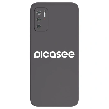 Picasee silikonski črni ovitek za Xiaomi Poco M3 Pro 5G - Picasee - new logo - white