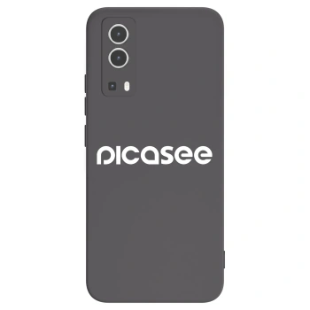 Picasee silikonski črni ovitek za Vivo Y72 5G - Picasee - new logo - white