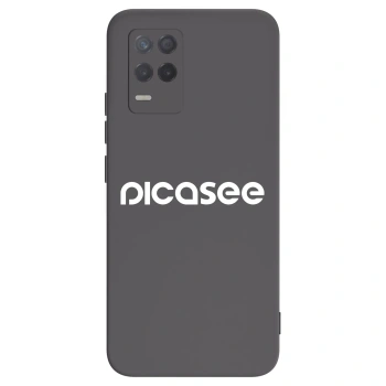 Picasee silikonski črni ovitek za Realme 8 5G - Picasee - new logo - white
