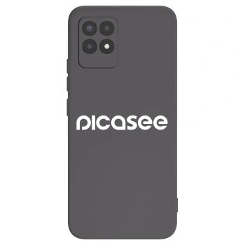 Picasee silikonski črni ovitek za Realme 8i - Picasee - new logo - white