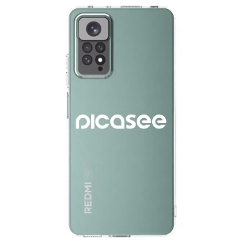 Picasee silikonski prozorni ovitek za Xiaomi Redmi Note 11S 4G - Picasee - new logo - white