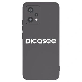 Picasee silikonski črni ovitek za Realme 9 Pro 5G - Picasee - new logo - white