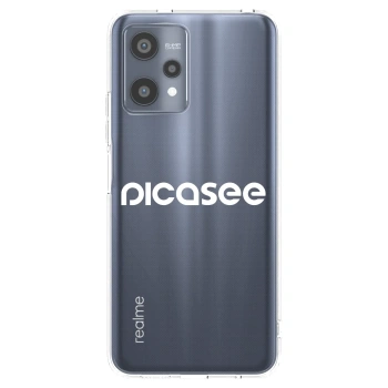 Picasee silikonski prozorni ovitek za Realme 9 Pro 5G - Picasee - new logo - white