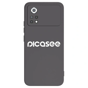 Picasee silikonski črni ovitek za Xiaomi Poco X4 Pro 5G - Picasee - new logo - white