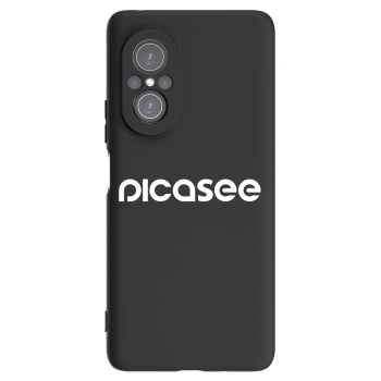 Picasee silikonski črni ovitek za Huawei Nova 9 SE - Picasee - new logo - white
