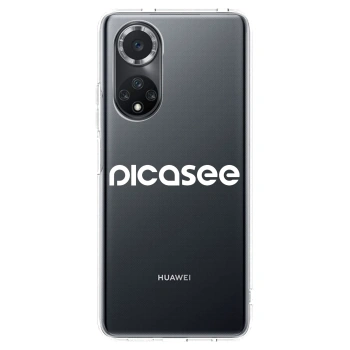Picasee silikonski prozorni ovitek za Huawei Nova 9 SE - Picasee - new logo - white