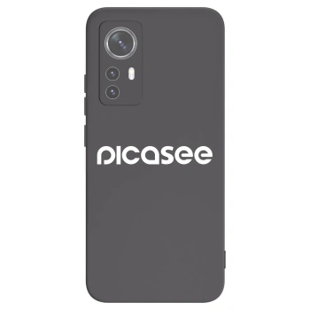 Picasee silikonski črni ovitek za Xiaomi 12 - Picasee - new logo - white