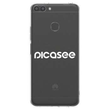 Picasee silikonski prozorni ovitek za Huawei P Smart - Picasee - new logo - white