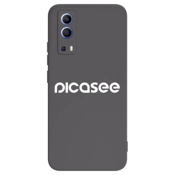 Picasee silikonski črni ovitek za Vivo Y52 5G - Picasee - new logo - white