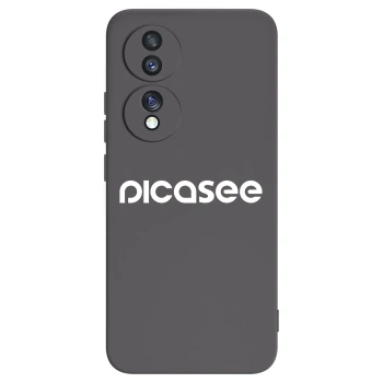 Picasee silikonski črni ovitek za Honor 70 - Picasee - new logo - white
