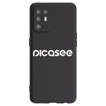 Picasee silikonski črni ovitek za OPPO A94 5G - Picasee - new logo - white