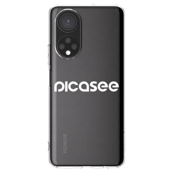 Picasee silikonski prozorni ovitek za Honor X7 - Picasee - new logo - white