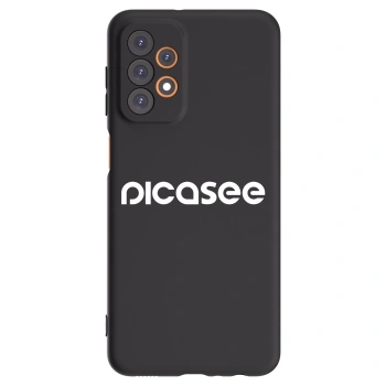 Picasee silikonski črni ovitek za Samsung Galaxy A23 A235F 4G - Picasee - new logo - white