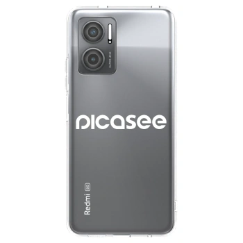 Picasee silikonski prozorni ovitek za Xiaomi Redmi 10 5G - Picasee - new logo - white