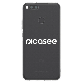 Picasee silikonski prozorni ovitek za Xiaomi Redmi A1 - Picasee - new logo - white