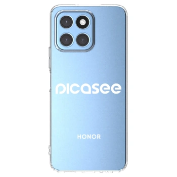 Picasee silikonski prozorni ovitek za Honor X6 - Picasee - new logo - white