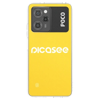 Picasee silikonski črni ovitek za Xiaomi Poco X5 Pro - Picasee - new logo - white