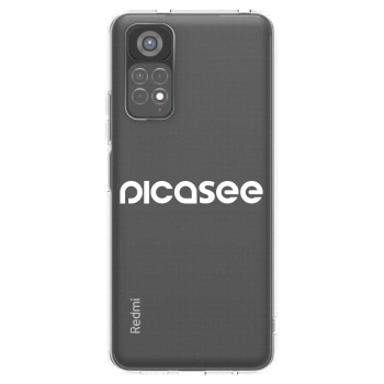 Picasee silikonski prozorni ovitek za Xiaomi Redmi Note 11S 5G - Picasee - new logo - white