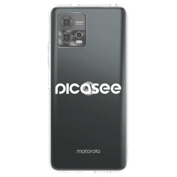 Picasee silikonski prozorni ovitek za Motorola Moto G72 - Picasee - new logo - white