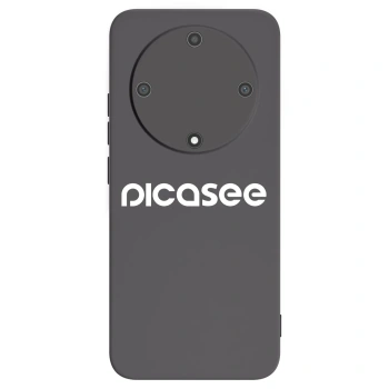 Picasee silikonski črni ovitek za Honor Magic5 Lite 5G - Picasee - new logo - white