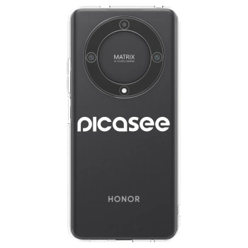 Picasee silikonski prozorni ovitek za Honor Magic5 Lite 5G - Picasee - new logo - white