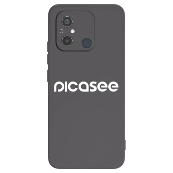 Picasee silikonski črni ovitek za Xiaomi Redmi 12C - Picasee - new logo - white