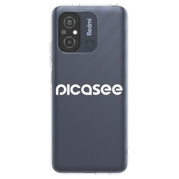 Picasee silikonski prozorni ovitek za Xiaomi Redmi 12C - Picasee - new logo - white