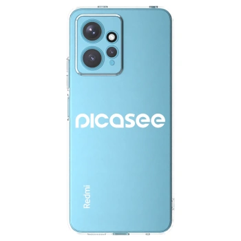 Picasee silikonski prozorni ovitek za Xiaomi Redmi Note 12 4G - Picasee - new logo - white