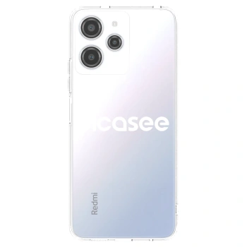 Picasee silikonski prozorni ovitek za Xiaomi Redmi 12 4G - Picasee - new logo - white