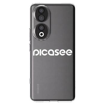 Picasee silikonski prozorni ovitek za Honor 90 5G - Picasee - new logo - white