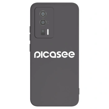 Picasee silikonski črni ovitek za Xiaomi Poco F5 Pro 5G - Picasee - new logo - white