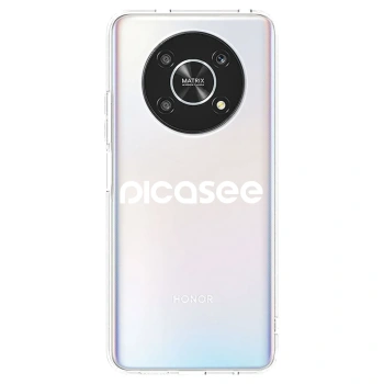 Picasee silikonski prozorni ovitek za Honor Magic4 Lite 5G - Picasee - new logo - white