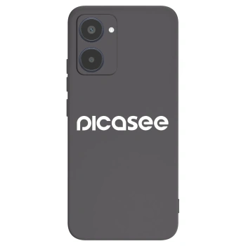 Picasee silikonski črni ovitek za Realme 10 4G - Picasee - new logo - white