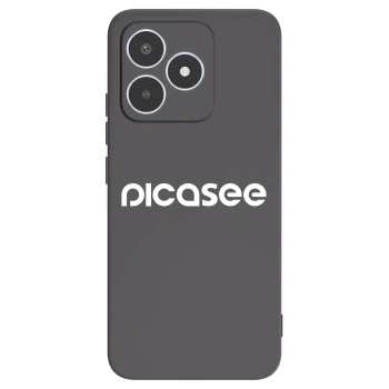Picasee silikonski črni ovitek za Realme C53 - Picasee - new logo - white