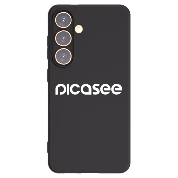 Picasee silikonski črni ovitek za Samsung Galaxy S24 S921B 5G - Picasee - new logo - white